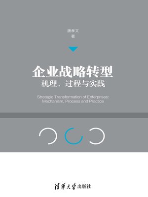 cover image of 企业战略转型：机理、过程与实践